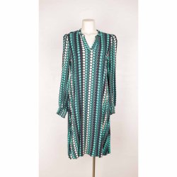 Culture kjole viscose let a-snit viscose grn  M (B1)