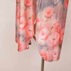 In Front kort jersey kjole gr m pink roser poly M (B1)