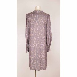 Karen by Simonsen kort kjole gr/rosa camo M (B1)