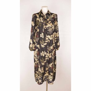 Selected Femme smuk kjole sort/golden M (B1)