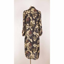 Selected Femme smuk kjole sort/golden M (B1)