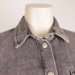 My Essential Wardrope sort denim skj. jakke 36 (B1)