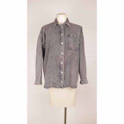 My Essential Wardrope sort denim skj. jakke 36 (B1)