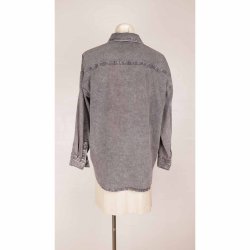 My Essential Wardrope sort denim skj. jakke 36 (B1)