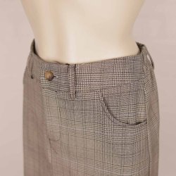 Black Colour kort ternet nederdel NY! str. S/M (B1)