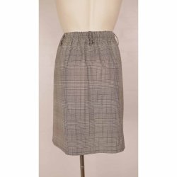 Black Colour kort ternet nederdel NY! str. S/M (B1)