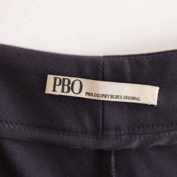 PBO navy bukser smalle jersey viscose punto XS (B1)