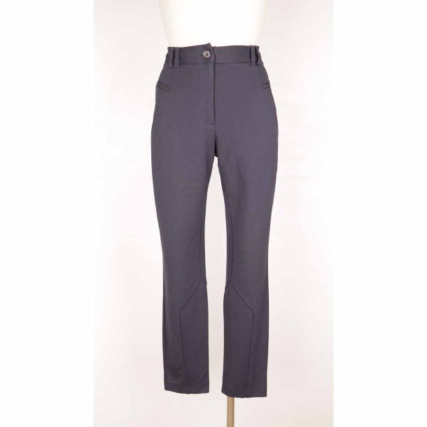 PBO navy bukser smalle jersey viscose punto XS (B1)