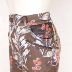 Marc Lauge bukser brun m print polymix 40 (B1)