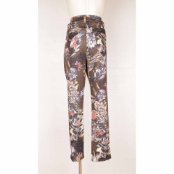 Marc Lauge bukser brun m print polymix 40 (B1)