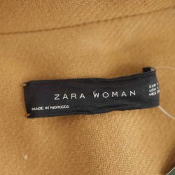 Zara camel uld frakke blazer snit fin stand L (42)