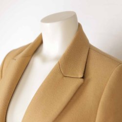Zara camel uld frakke blazer snit fin stand L (42)