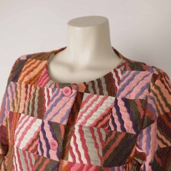 du milde frakke brokade stof NY! OLIVIA str. M (16)