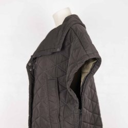 CopenhagenMuse sort dyne vest quilt str XS/S (N54)
