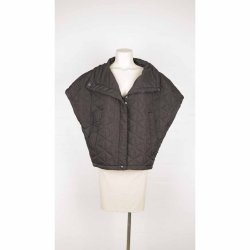 CopenhagenMuse sort dyne vest quilt str XS/S (N54)