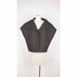 CopenhagenMuse sort dyne vest quilt str XS/S (N54)