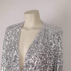 CRAS slv pallietter bluse ben cros over NSN 38 (N76)