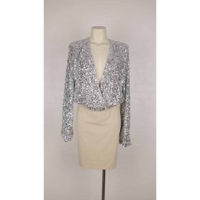 CRAS slv pallietter bluse ben cros over NSN 38 (N76)