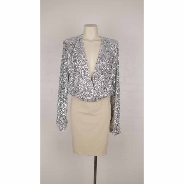 CRAS slv pallietter bluse ben cros over NSN 38 (N76)