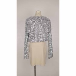 CRAS slv pallietter bluse ben cros over NSN 38 (N76)