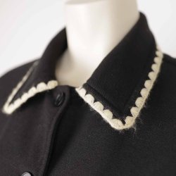 Moves s�t m jakke + nederdel sort/creme 36 (N94)