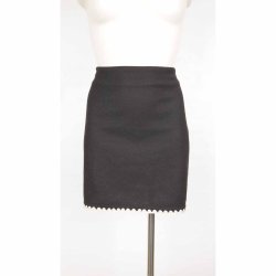 Moves s�t m jakke + nederdel sort/creme 36 (N94)