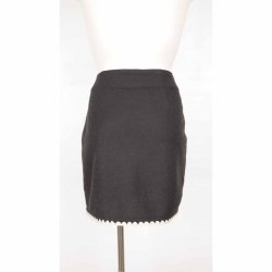 Moves s�t m jakke + nederdel sort/creme 36 (N94)