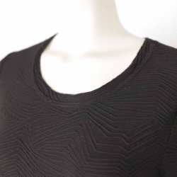 Trine Kryger Simonsen sort kjole m struktur 40 (9)