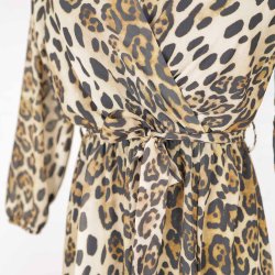 MAPP midi kjole leo slis foran NY! 100% polyester  (2)