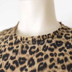 Neo Noir midi kjole leo plisse/etager polymix XS (N54)