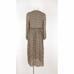 Neo Noir midi kjole leo plisse/etager polymix XS (N54)