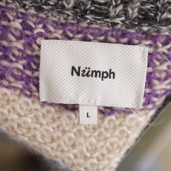 Numph strik tr�je m V-hals multifarvet striber L (N67)