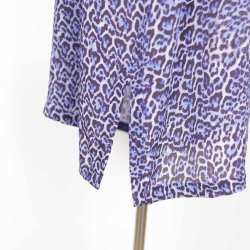 PHJ tunika kjole 80%silke 20%viscose bl� leo XL (N82)