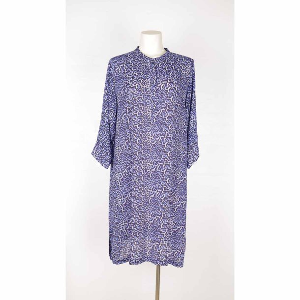 PHJ tunika kjole 80%silke 20%viscose bl� leo XL (N82)