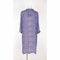 PHJ tunika kjole 80%silke 20%viscose bl� leo XL (N82)