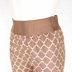 Hype the Detail leggings brune m beige print S (B16)